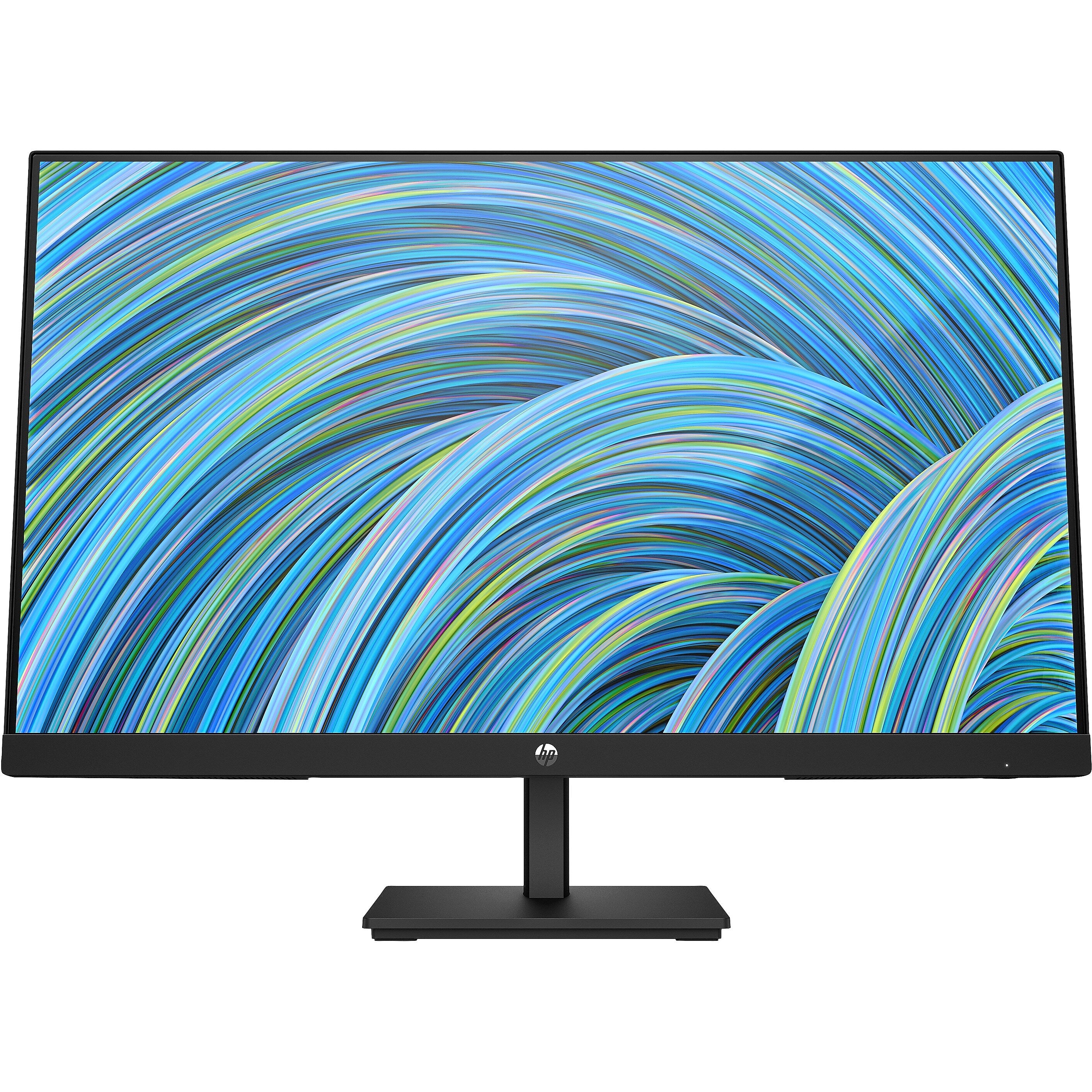 HP V24v G5 23.8" Widescreen LCD Monitor, Black (65P62AA)