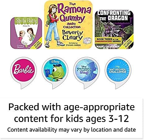 Amazon Echo Dot (5th Gen) Kids Bluetooth, Wi-Fi Wireless Smart Speaker, Owl (B09B9CD1YB)