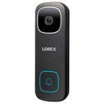 Lorex 2K QHD Wired Smart Video Doorbell, Black (LORB451AJDBE)