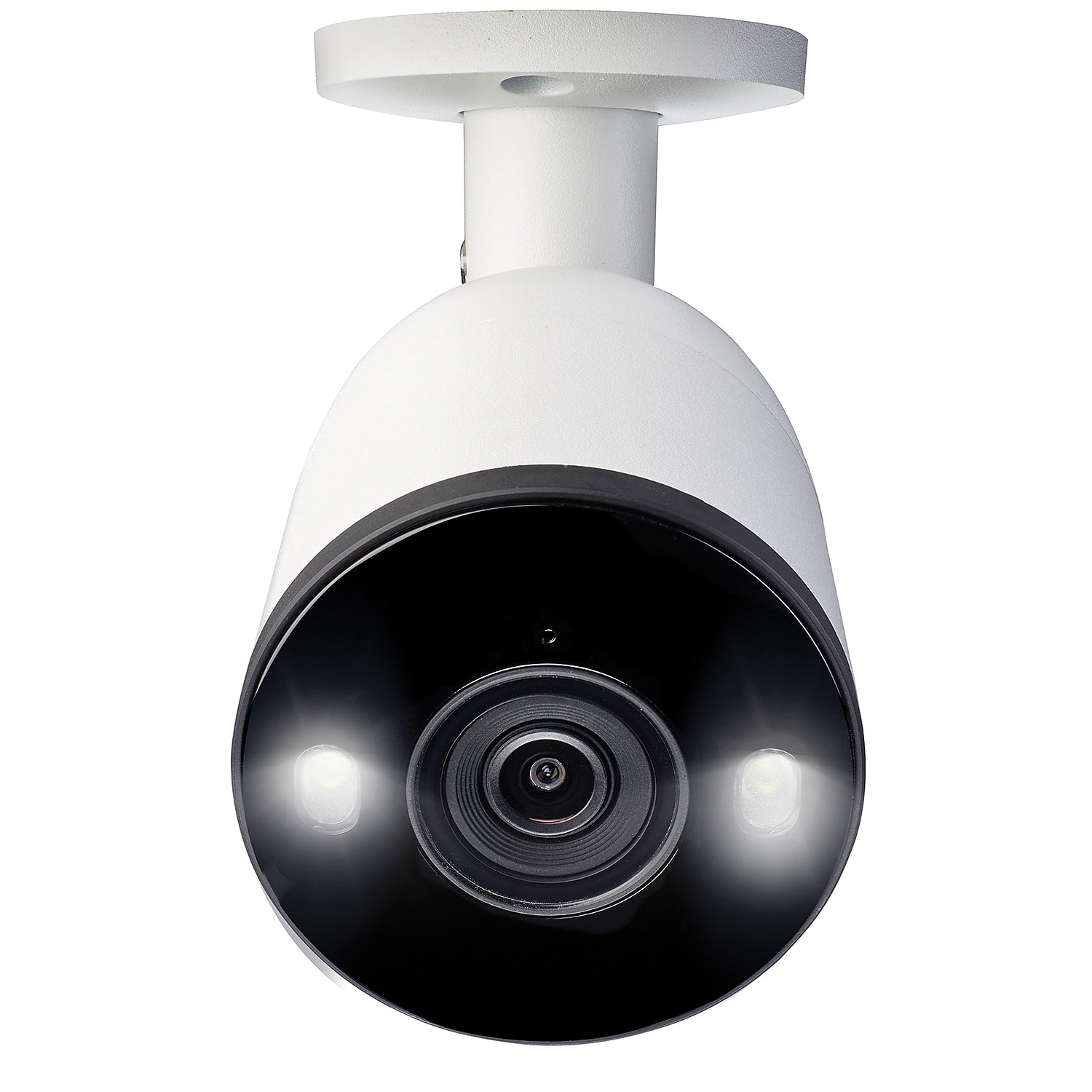 Lorex 4K Ultra HD Indoor/Outdoor Add-on IP Bullet Security Camera with Smart Deterrence, White (E893AB-E)