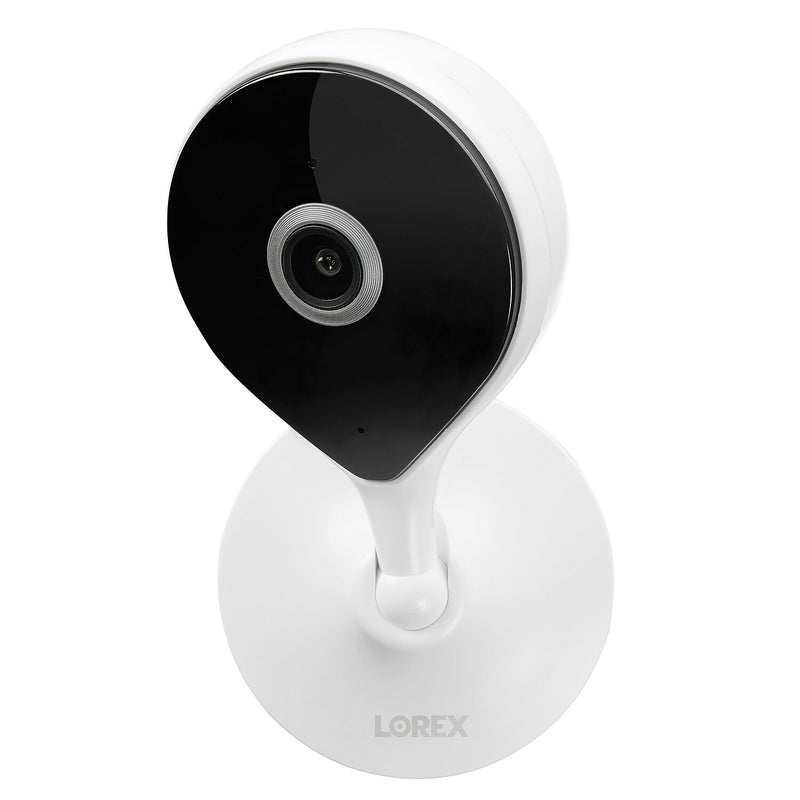 Lorex 2K QHD Indoor Wi-Fi Smart Security Camera with Person Detection, White (W461ASC-E)