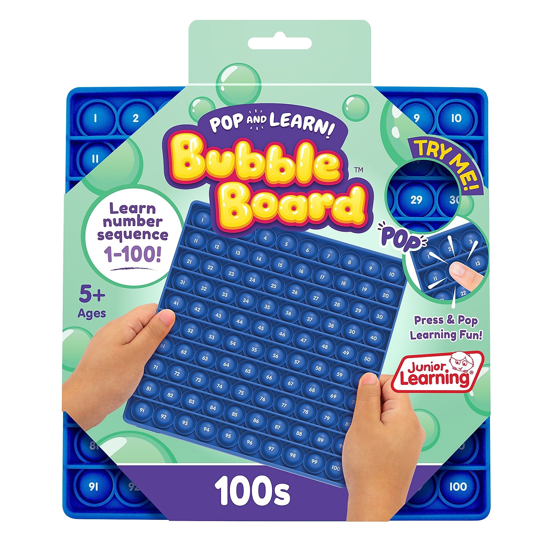 Junior Learning 100s Pop and Learn Bubble Board (JRL676)