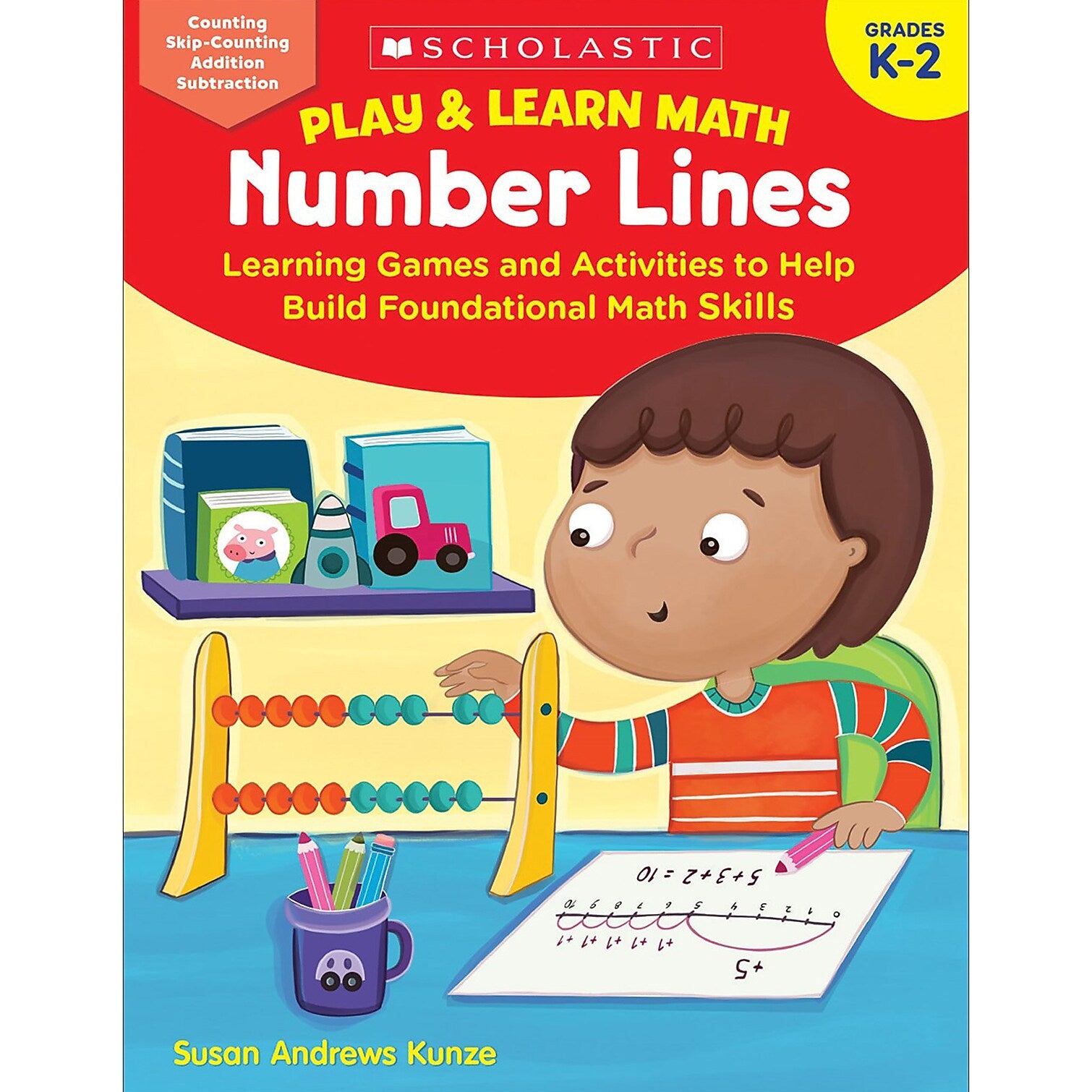 Scholastic Grade K-2 Play & Learn Math Reproducible Workbooks, 2/Set