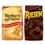 Riesen Carmel Chocolates and Werther's Original Carmel Hard Candies, 30 oz., 2/Bundle (600-00285)