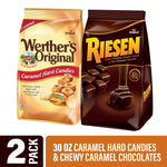 Riesen Carmel Chocolates and Werther's Original Carmel Hard Candies, 30 oz., 2/Bundle (600-00285)