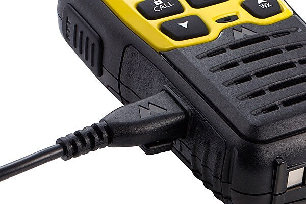 MIDLAND RADIO X-Talker Weather Alert Two Way Radio, Black/Yellow, 2/Pack (T61VP3)