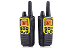 MIDLAND RADIO X-Talker Weather Alert Two Way Radio, Black/Yellow, 2/Pack (T61VP3)