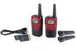 MIDLAND RADIO E+Ready X-Talker Weather Alert Radio Kit, Black/Red, 2/Pack (EX37VP)