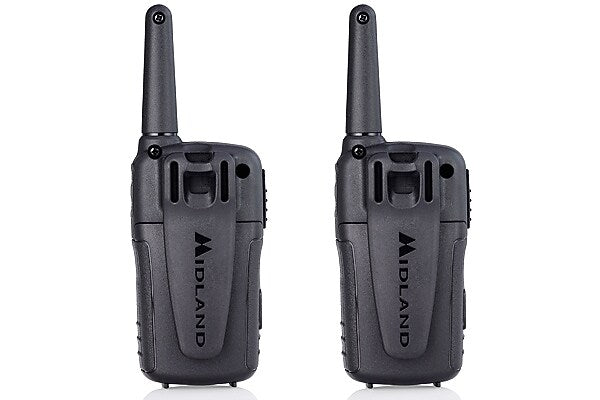MIDLAND RADIO E+Ready X-Talker Weather Alert Radio Kit, Black/Red, 2/Pack (EX37VP)