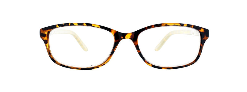 SAV Victoria Klein +1.25 Strength Fashion Reading Glasses, Brown (E9082)