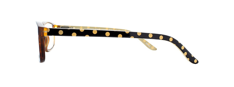 SAV Victoria Klein +1.25 Strength Fashion Reading Glasses, Brown (E9082)