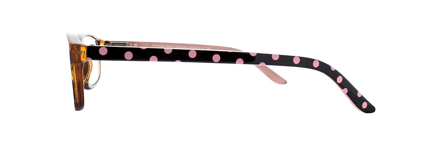 SAV Victoria Klein +2.50 Strength Fashion Reading Glasses, Pink (E9082)