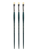Princeton Series 5200 Ashely Better Interlocked Bristle Long Handle Brushes 6 bright [Pack of 3] (PK3-5200B-6)
