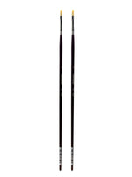 Silver Brush Silverstone Series Hog Bristle Brushes 0 flat 1101 [Pack of 2] (PK2-1101-0)