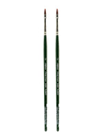 Silver Brush Ruby Satin Series Synthetic Brushes Short Handle 2 filbert 2503S [Pack of 2] (PK2-2503S-2)