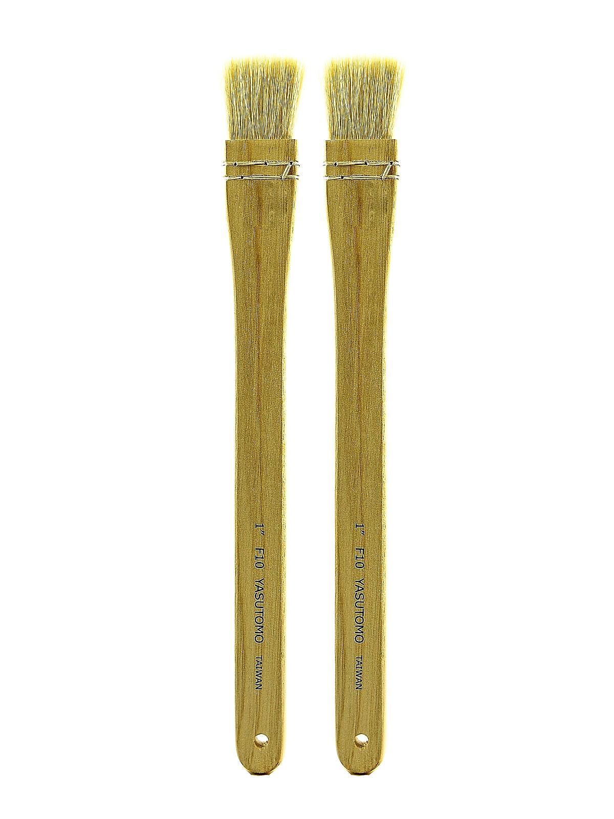 Yasutomo Student Hake Brushes, 1 in., Pack of 2 (PK2-F10)