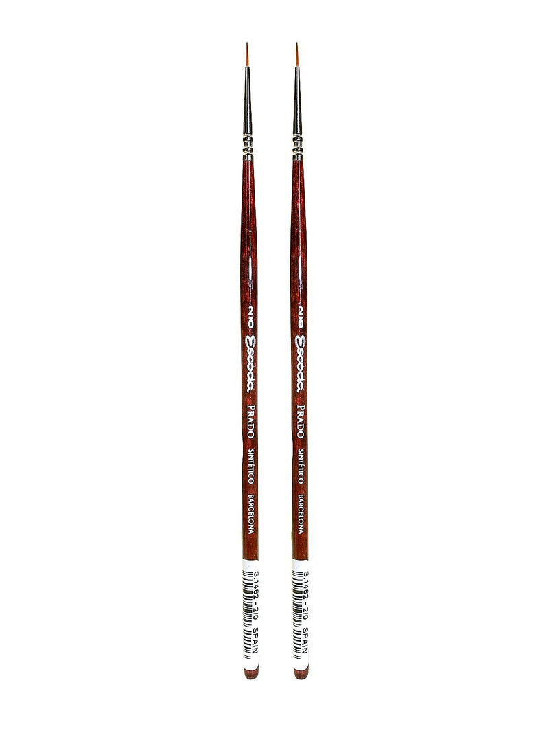 Global Art Escoda Prado Brushes round 2/0 [Pack of 2] (PK2-1462-2/0)