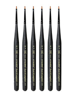 Royal and Langnickel Series 4200 Mini-Majestic Brushes, 10/0 Shader, Pack of 6 (PK6-R4200S-10/0)