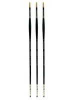 Grumbacher Gainsborough Oil and Acrylic Brushes 2 flat [Pack of 3] (PK3-1271F.2)
