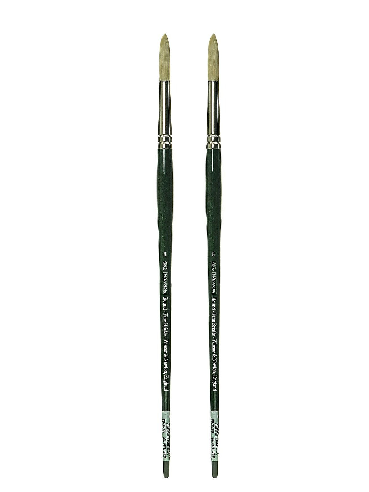 Winsor and Newton Winton Hog Brushes 8 round [Pack of 2] (PK2-5975708)