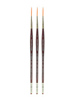 Grumbacher Goldenedge Watercolor Brushes 2 liner [Pack of 3] (PK3-4623.2)