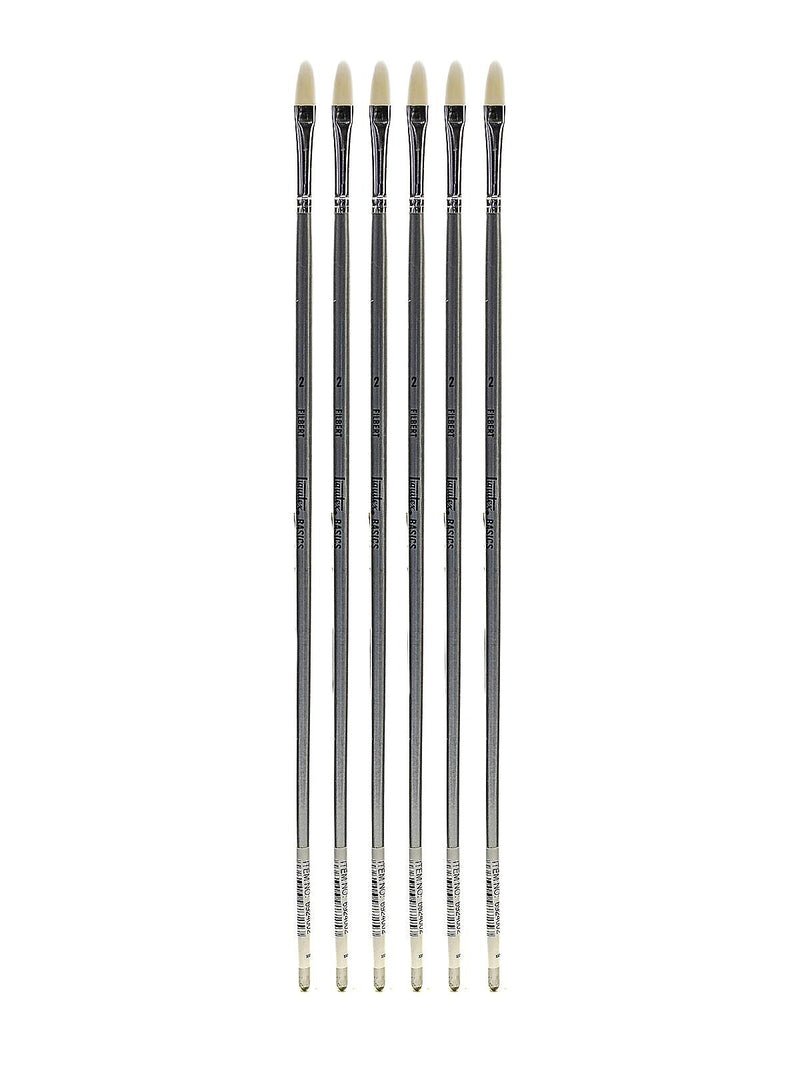 Liquitex Basics Brushes filbert no. 2 [Pack of 6] (PK6-6924002)