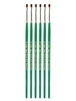 Silver Brush Crystal Series Brushes 1/8 in. mini oval mop 6819S [Pack of 6] (PK6-6819S-1/8 in)