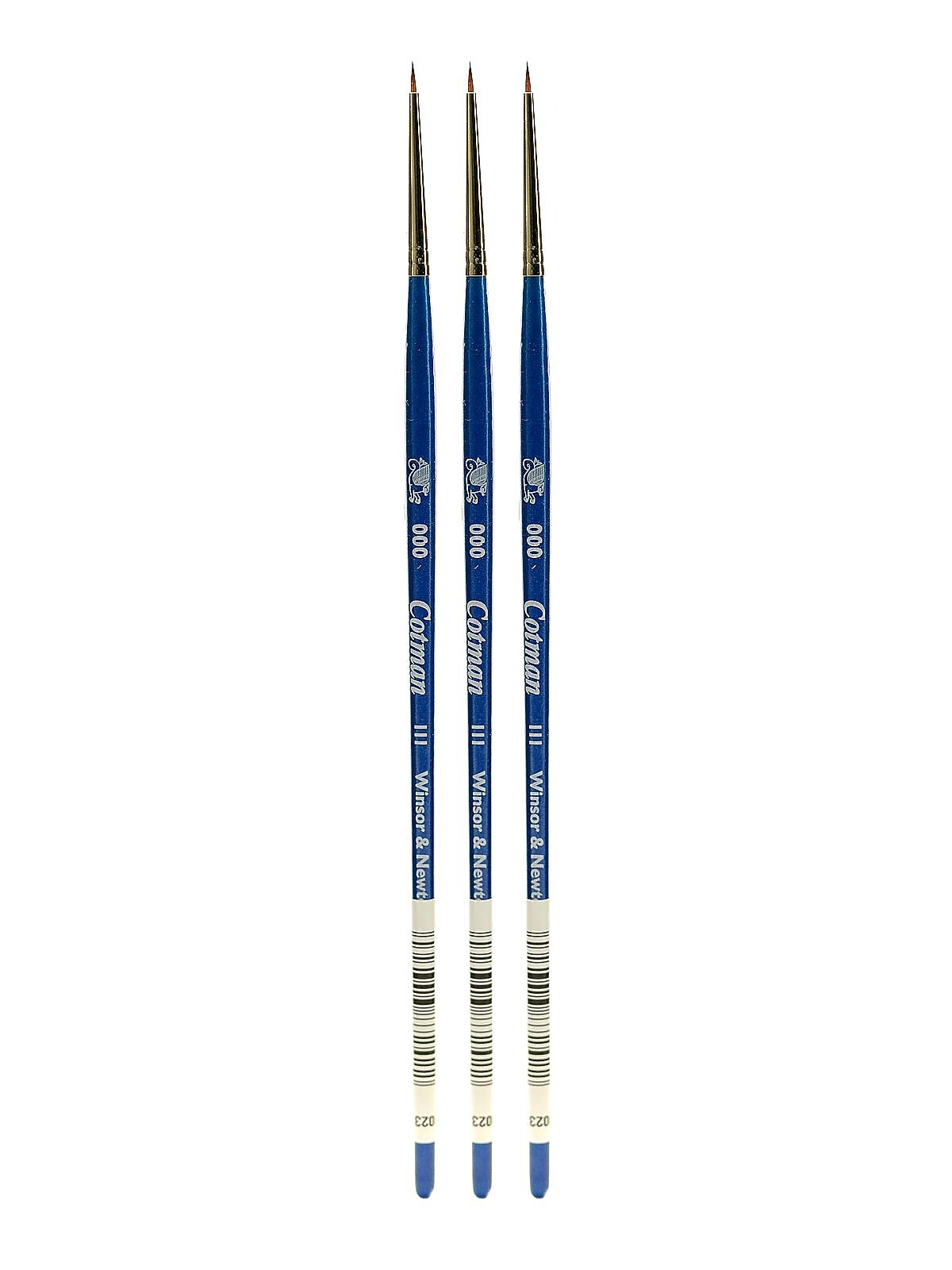 Winsor and Newton Cotman Water Colour Brushes 3/0 round 111 [Pack of 3] (PK3-5301030)