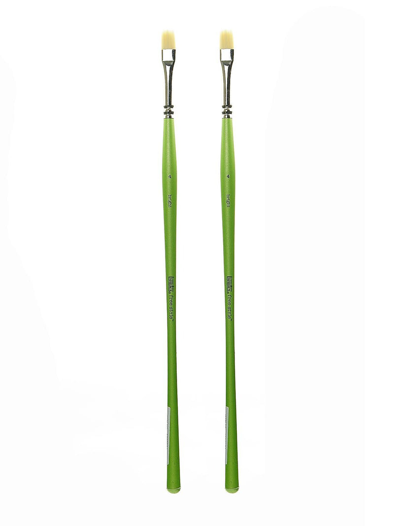 Liquitex Free-Style Detail Brushes, 4 Bright, Pack of 2 (PK2-1300204)
