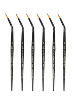 Royal and Langnickel Series 4200 Mini-Majestic Brushes 0 tight spot [Pack of 6] (PK6-R4200TS-0)