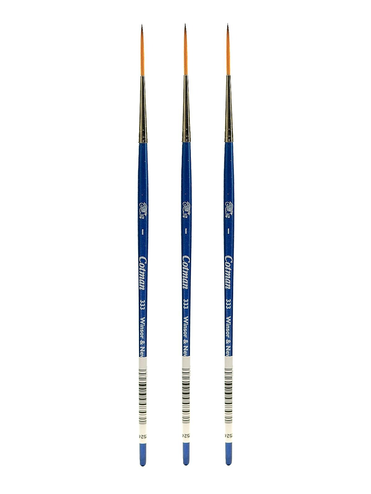 Winsor and Newton Cotman Water Colour Brushes 1 rigger 333 [Pack of 3] (PK3-5303001)