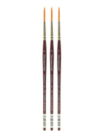 Grumbacher Goldenedge Watercolor Brushes 4 liner [Pack of 3] (PK3-4623.4)