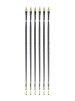 Liquitex Basics Brushes, Flat No. 3, Pack of 6 (PK6-6923003)