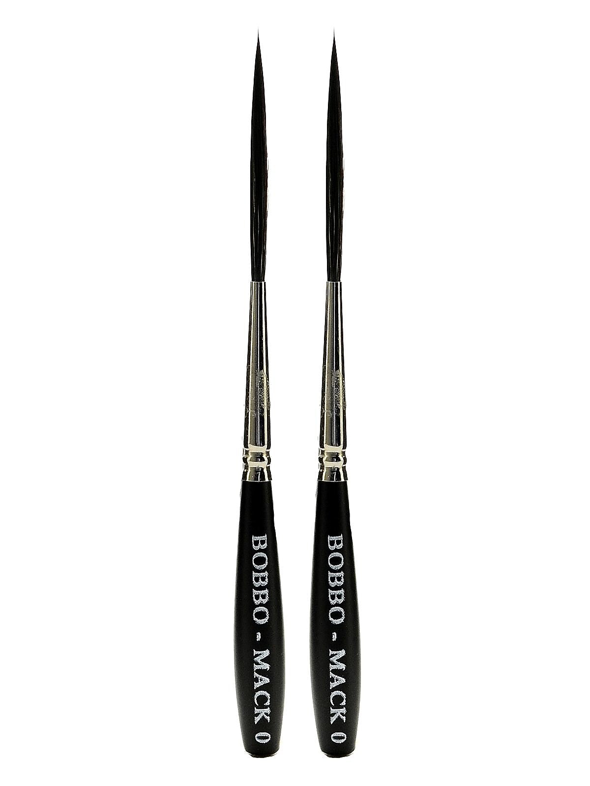 Andrew Mack Bobbo Super Quad Brush B/MSQ 0, Pack of 2 (PK2-B/M SQ-0)