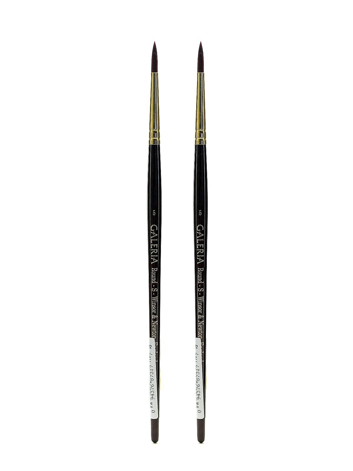 Winsor and Newton Galeria Short Handled Brushes round 5 [Pack of 2] (PK2-5734005)