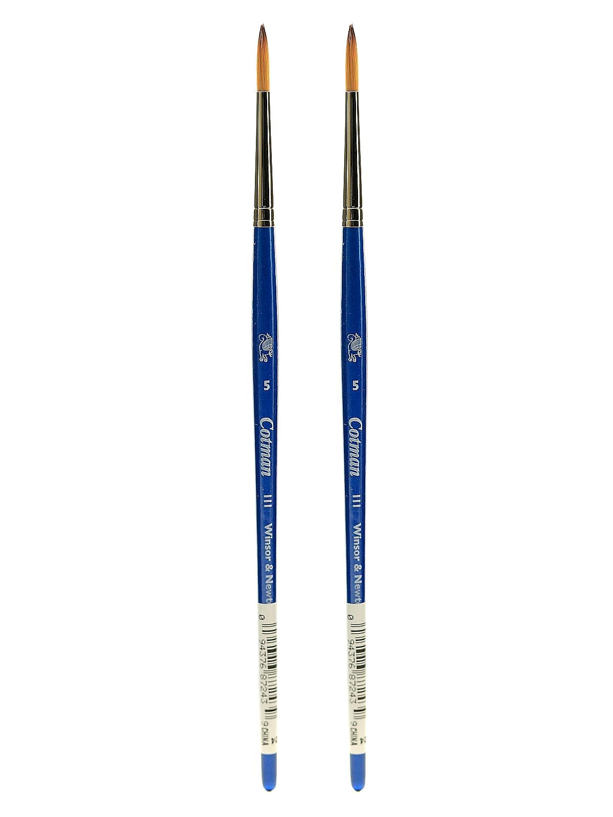 Winsor and Newton Cotman Water Color Brushes, 5 Round 111, Pack of 2 (PK2-5301005)