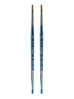 Winsor and Newton Cotman Water Colour Brushes 1/8 in. one stroke flat 666 [Pack of 2] (PK2-5306103)