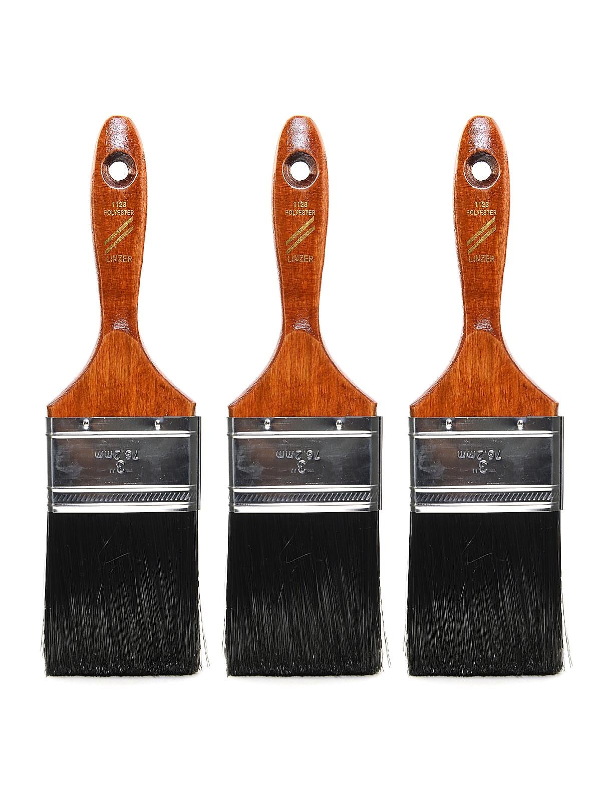 Linzer Polyester Utility Brushes, 3 in., Pack of 3 (PK3-1123 0300)