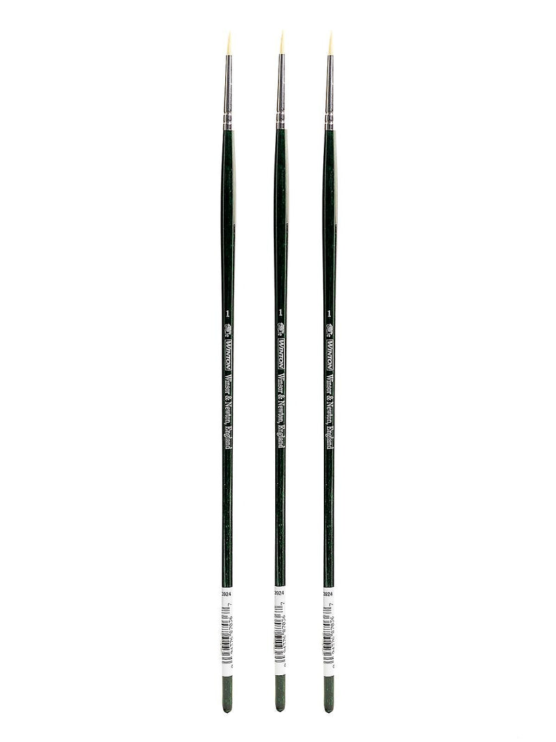 Winsor and Newton Winton Hog Brushes 1 round [Pack of 3] (PK3-5975701)