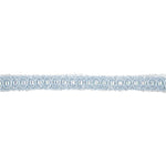JAM Paper Nylon Knit Decorative Ribbon, Baby Blue Metallic (E797303)