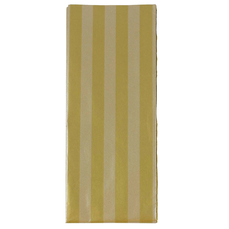 JAM Paper Tissue Paper, Gold & Silver Stripes, 3 Sheets/Pack (273316467)