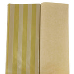 JAM Paper Tissue Paper, Gold & Silver Stripes, 3 Sheets/Pack (273316467)