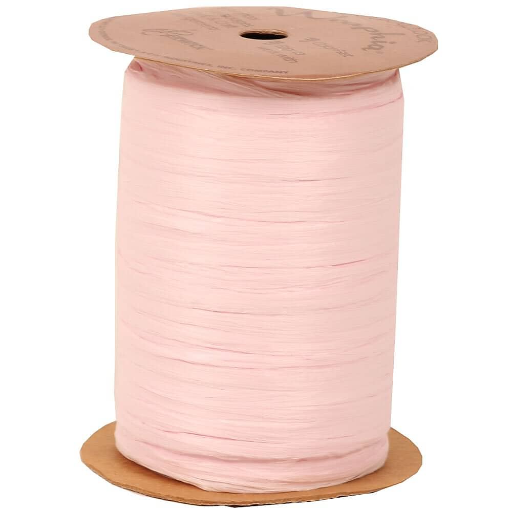 JAM Paper Wraphia Ribbon, Pink (1086110)