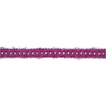 JAM Paper Nylon Knit Decorative Ribbon, Fuchsia Pink Metallic (E797341)