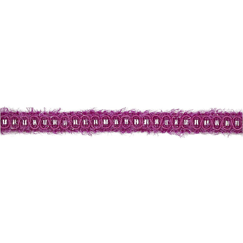 JAM Paper Nylon Knit Decorative Ribbon, Fuchsia Pink Metallic (E797341)
