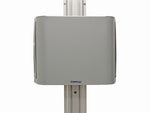LifeFlo Ergonomics Enclosed CPU Holder, 12.13"H x 4 - 5.5"W x 15.74"D, Silver (LFO-ACTSCPU81)