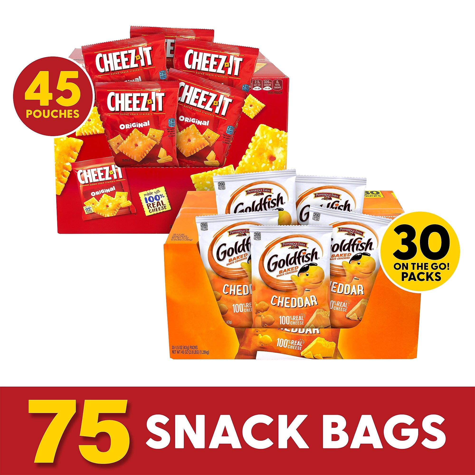 Goldfish Baked Snack Crackers/Sunshine Cheez-It Bundle (600-04053)