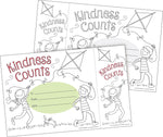 Barker Creek Color Me! Kindness Counts Awards & Bookmarks Set, 8.5" x 5.5”, Multicolored, 30/Pack (BC432)