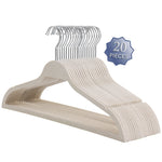 Elama Home Coat Hanger, 20 Piece Set (ELH-6011-NATURAL)