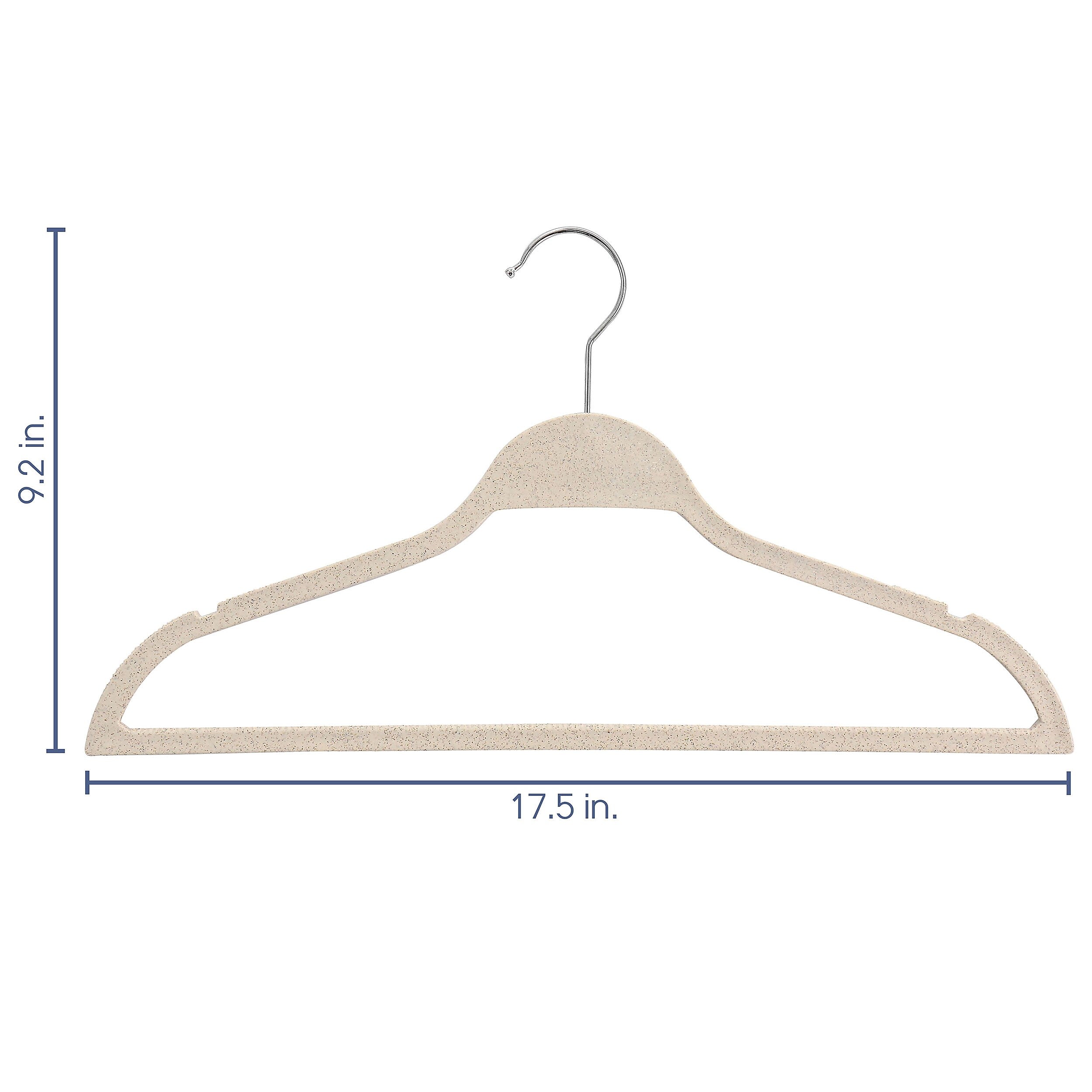 Elama Home Coat Hanger, 20 Piece Set (ELH-6011-NATURAL)